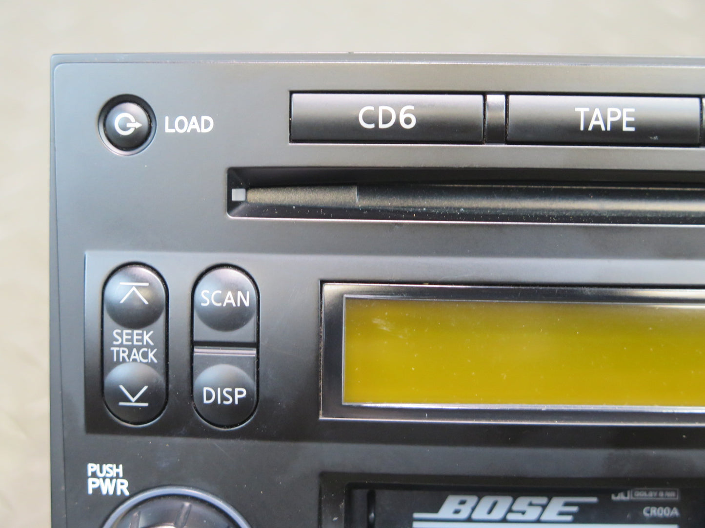 2004 Nissan Z33 350Z Bose AM FM Radio Audio CD Cassette Receiver Head Unit OEM