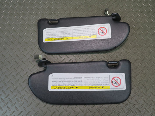 04-05 Nissan Z33 350Z Convertible Set of 2 Front Left & Right Sun Visor OEM