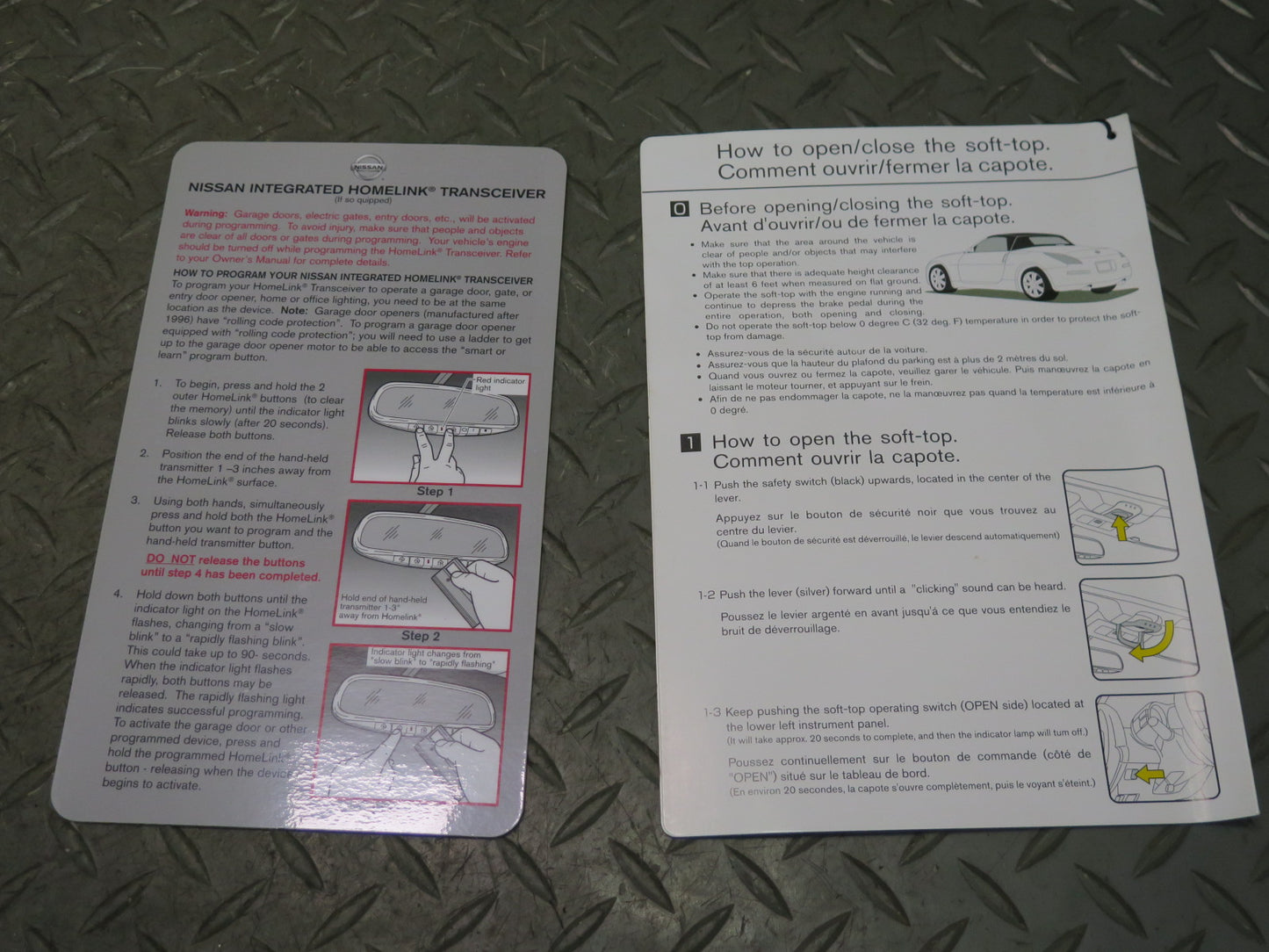 2004 Nissan Z33 350Z Convertible Owners Guide Manual Book Set w Case OEM