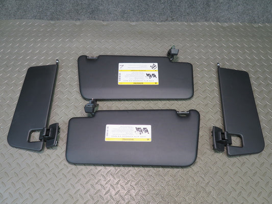 2017-2019 Mercedes X166 GLS450 Front Left & Right Dual Sun Visor Set Black