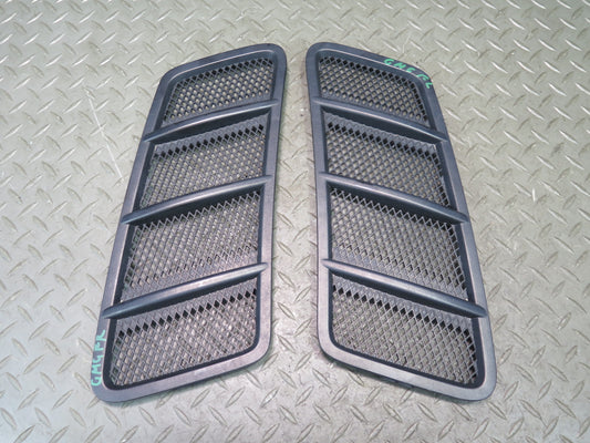 2017-2019 Mercedes X166 GLS450 Right & Left Hood Scoop Vent Grill Cover Set