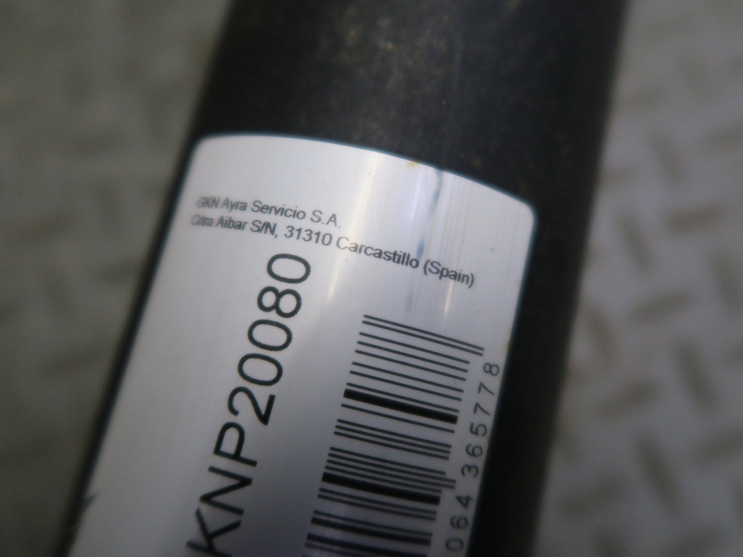 2003-2006 Porsche Cayenne 955 Turbo Rear Driveshaft Drive Shaft