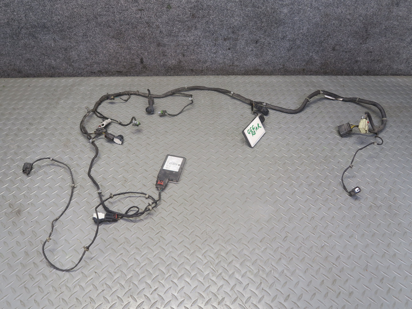 16-18 Chevrolet Camaro SS Rear License Plate Lamp AND Object Sensor Wiring OEM