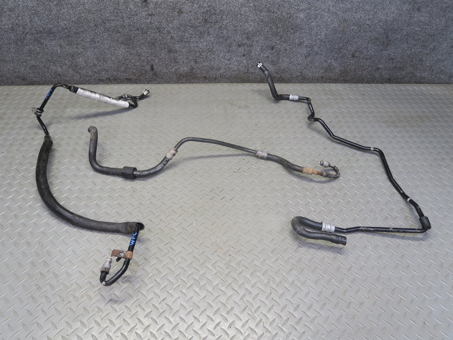 2003-2006 Porsche Cayenne 955 Power Steering Hose Pipe Line Set OEM