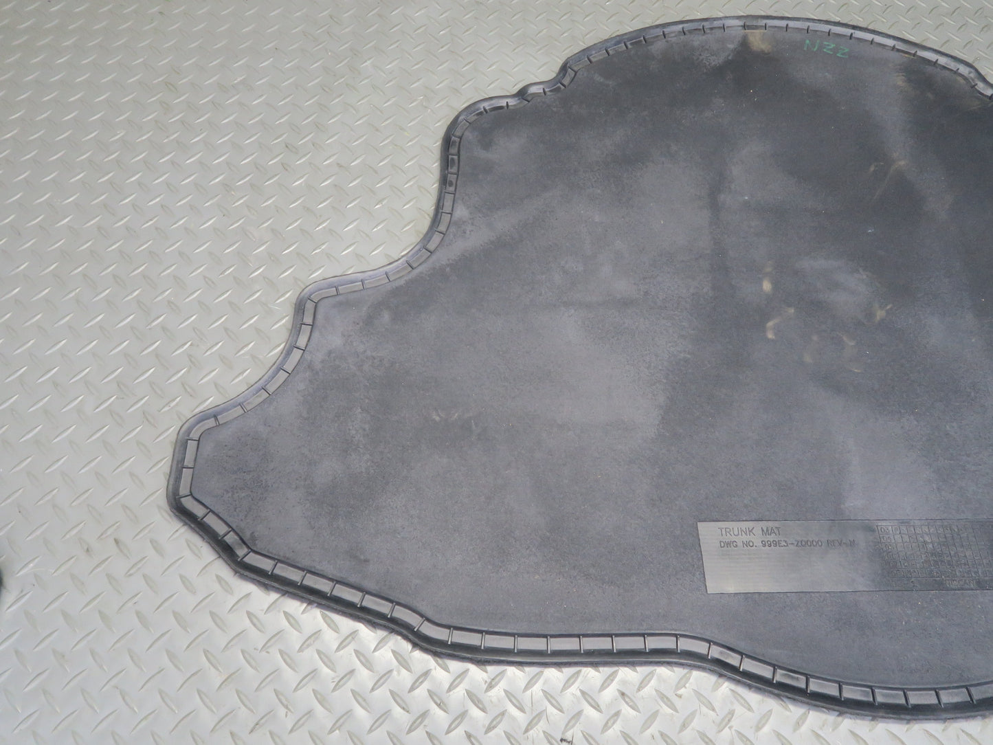 04-09 Nissan Z33 350Z Convertible Rear Trunk Carpet MAT Black 999E3-ZQ000 OEM