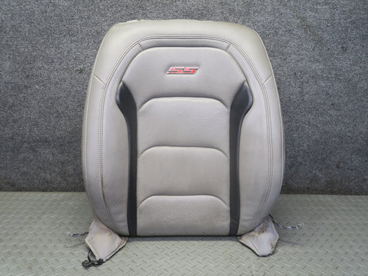 16-20 Chevrolet Camaro SS Front Right Seat Upper Leather Cushion Ash Gray OEM