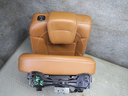 2017-2019 Mercedes X166 GLS450 Rear Right Second 2ND ROW Side Leather Seat Brown