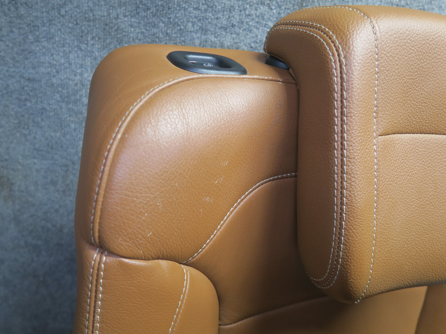 2017-2019 Mercedes X166 GLS450 Rear Right Second 2ND ROW Side Leather Seat Brown