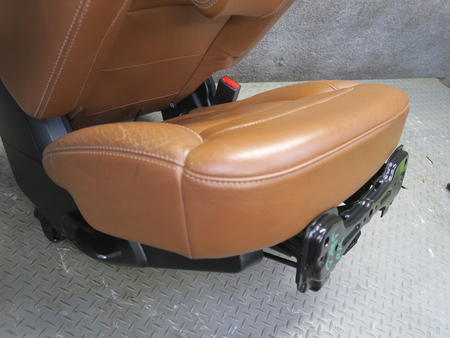 2017-2019 Mercedes X166 GLS450 Rear Right Second 2ND ROW Side Leather Seat Brown