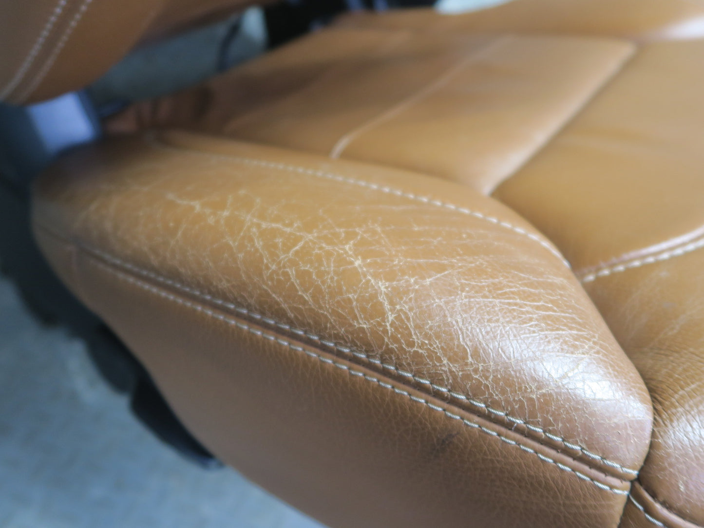 2017-2019 Mercedes X166 GLS450 Rear Right Second 2ND ROW Side Leather Seat Brown