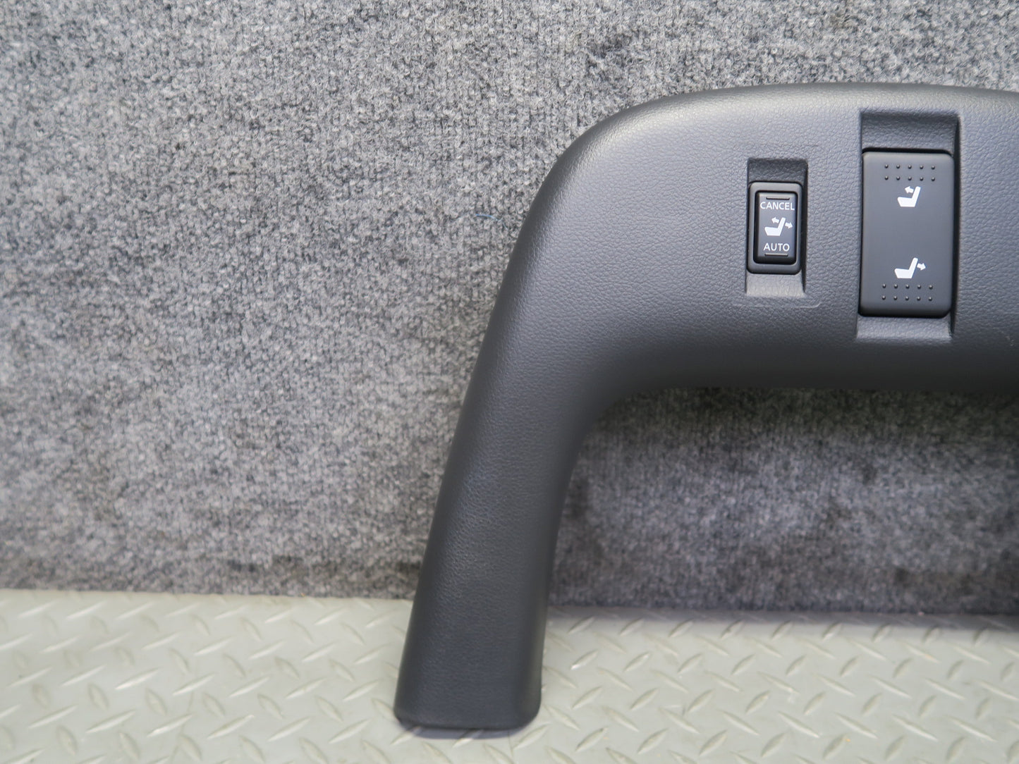 04-09 Nissan Z33 350Z Convertible Front Right Seat Upper Back Trim Black OEM