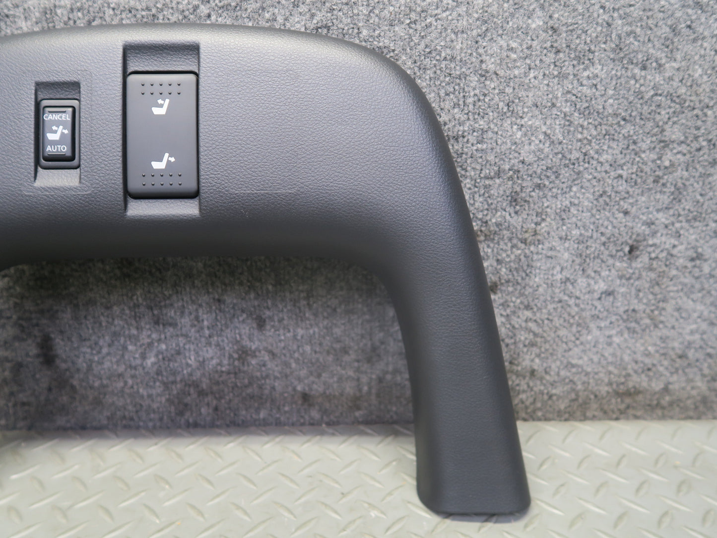 04-09 Nissan Z33 350Z Convertible Front Right Seat Upper Back Trim Black OEM