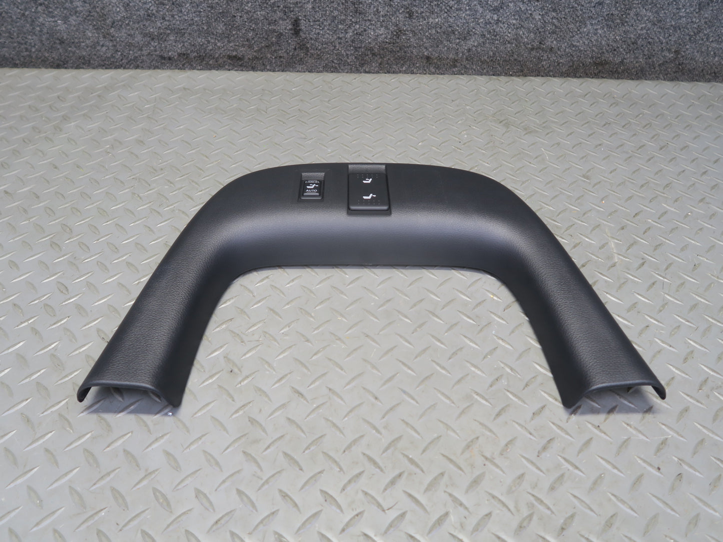 04-09 Nissan Z33 350Z Convertible Front Right Seat Upper Back Trim Black OEM