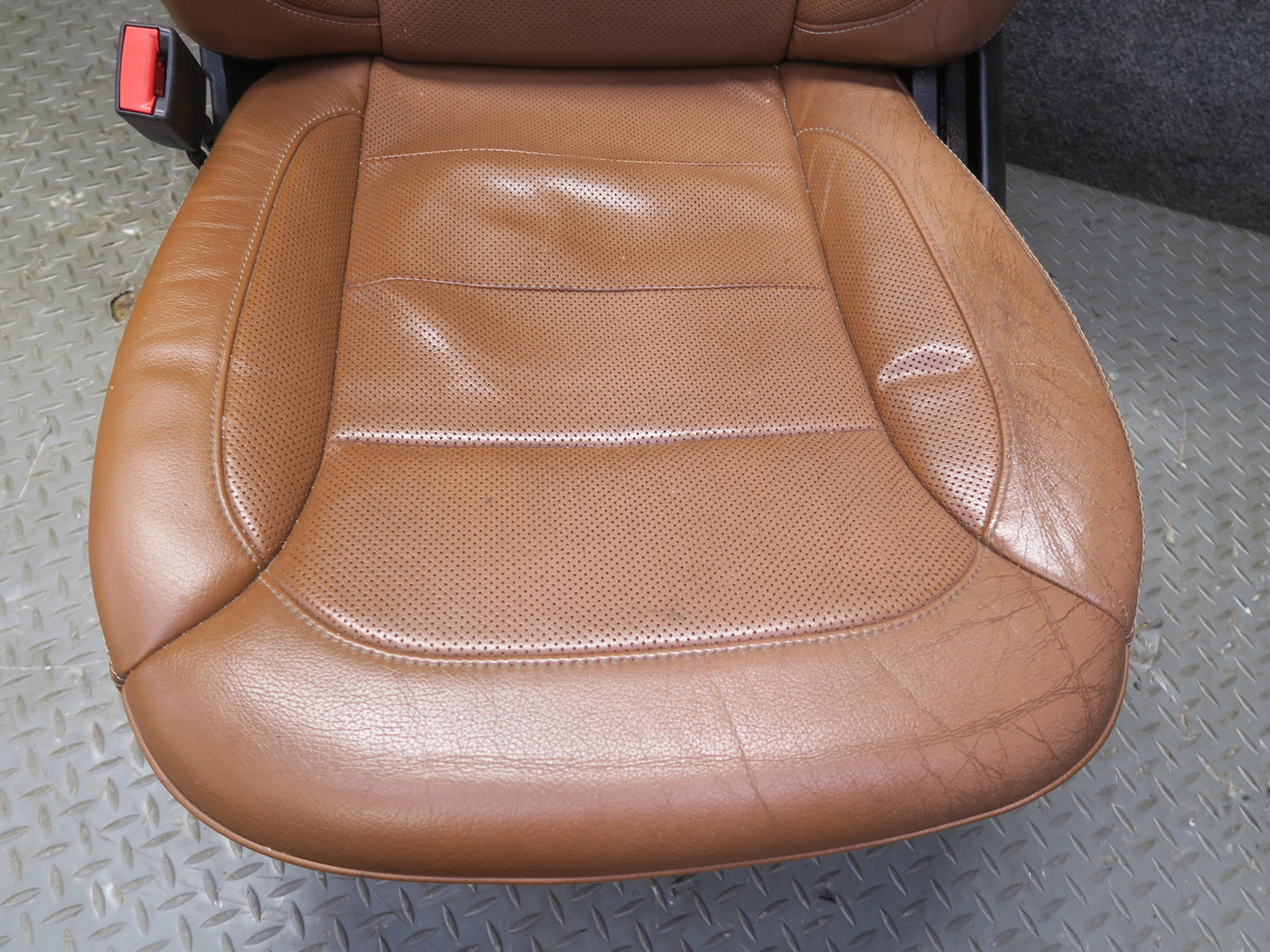 2017-2019 Mercedes X166 GLS450 Front Left & Right Leather Seat Brown Set of 2