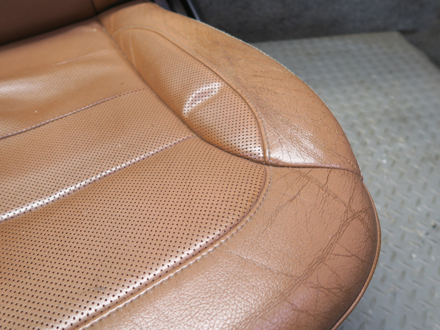 2017-2019 Mercedes X166 GLS450 Front Left & Right Leather Seat Brown Set of 2