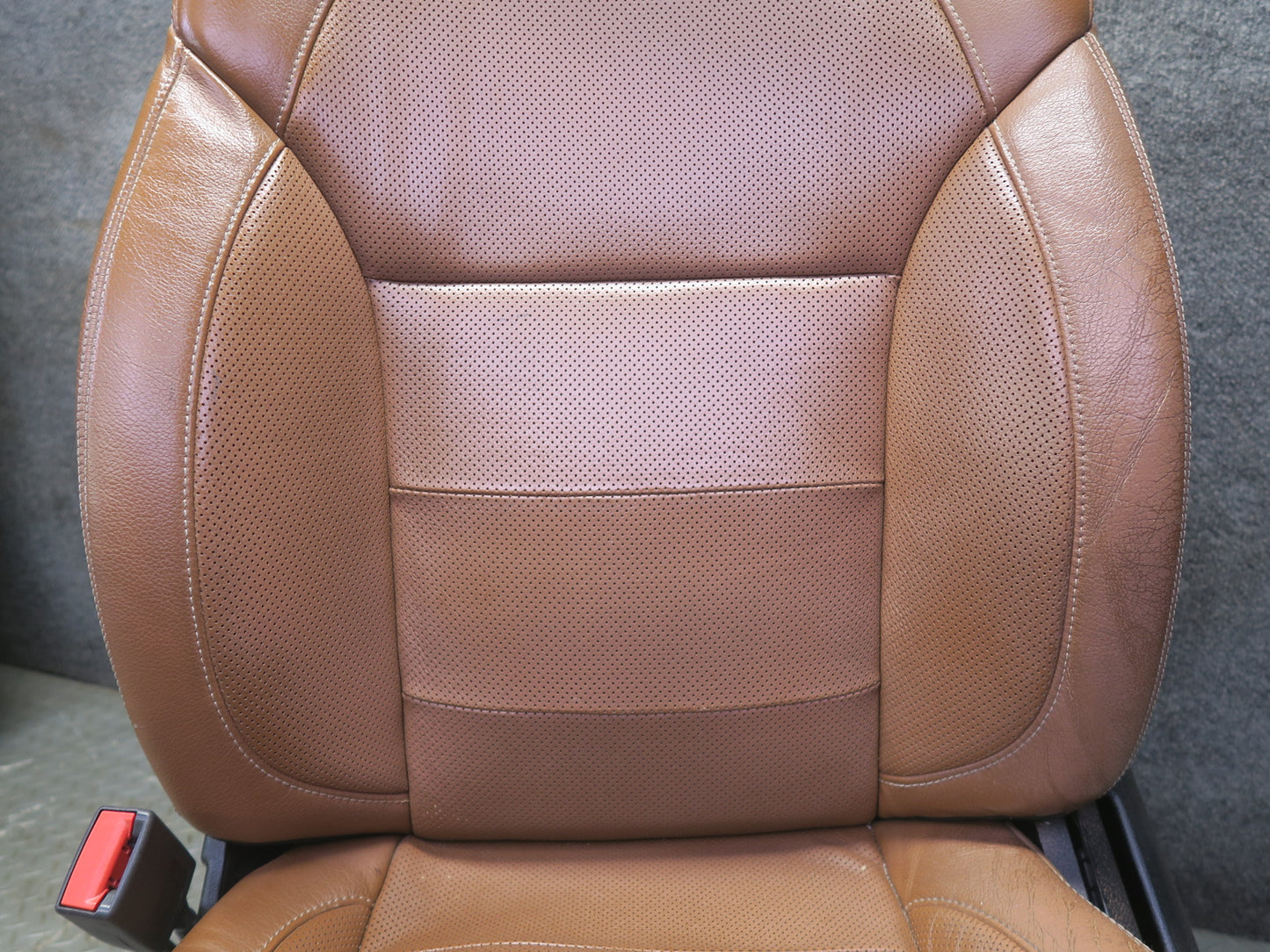 2017-2019 Mercedes X166 GLS450 Front Left & Right Leather Seat Brown Set of 2