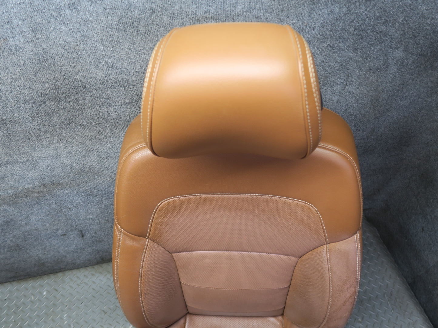 2017-2019 Mercedes X166 GLS450 Front Left & Right Leather Seat Brown Set of 2