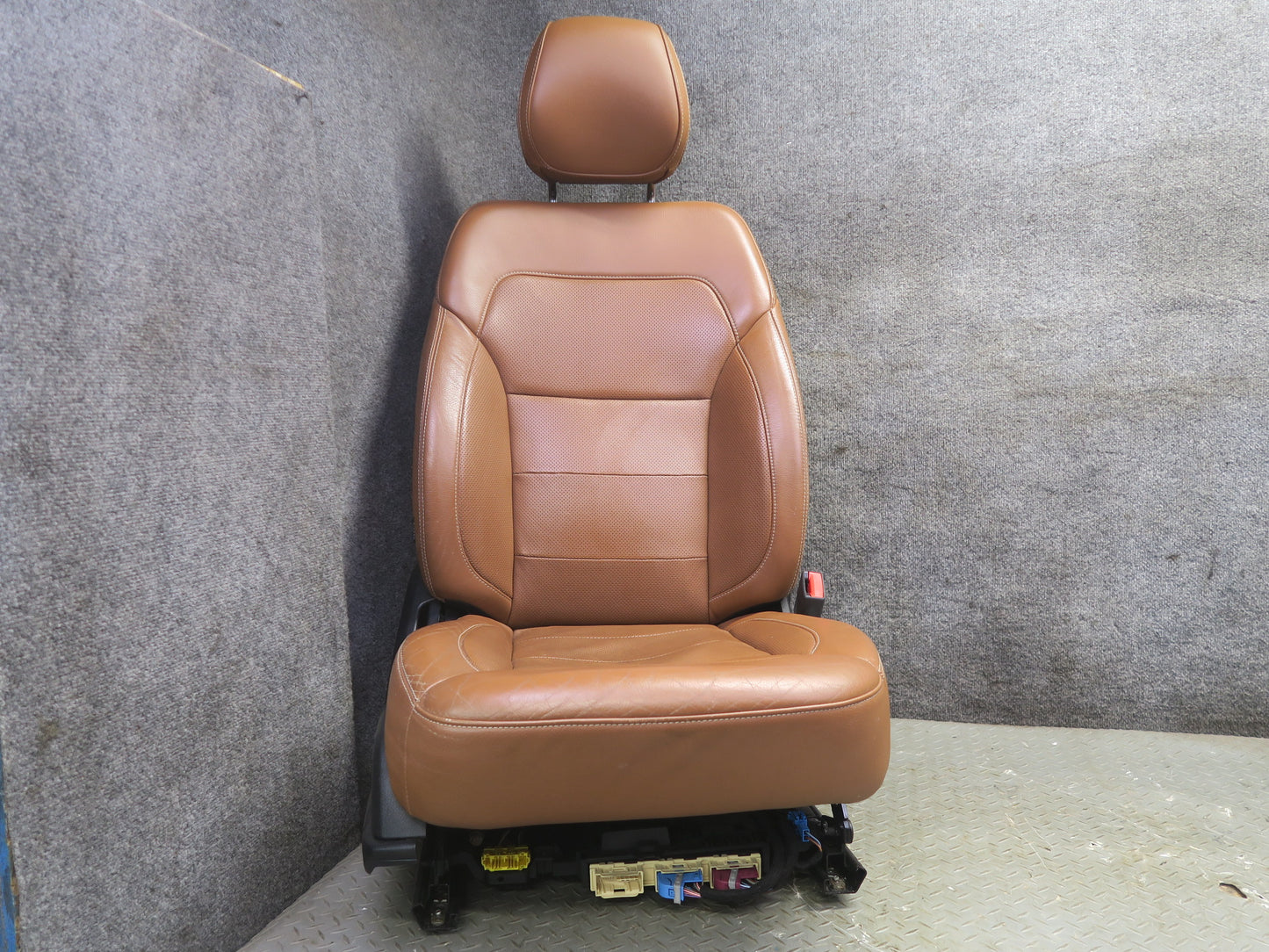 2017-2019 Mercedes X166 GLS450 Front Left & Right Leather Seat Brown Set of 2