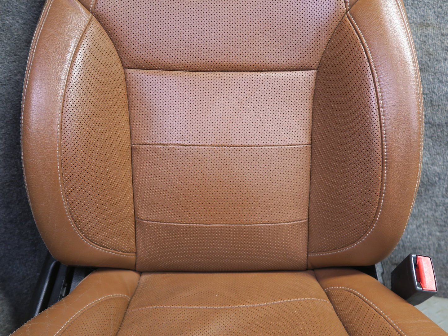 2017-2019 Mercedes X166 GLS450 Front Left & Right Leather Seat Brown Set of 2