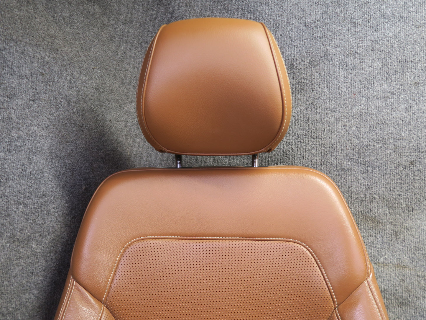 2017-2019 Mercedes X166 GLS450 Front Left & Right Leather Seat Brown Set of 2