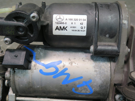 2012-2019 Mercedes X166 GL Gls-class Air Suspension Compressor Pump 1663200104