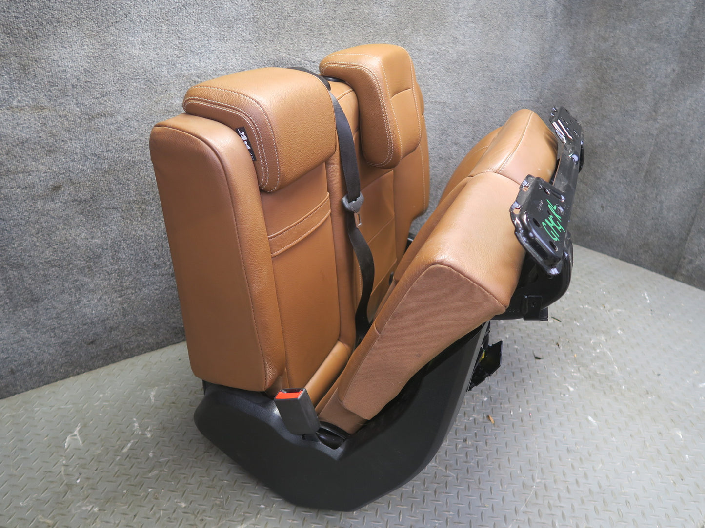 2017-2019 Mercedes X166 GLS450 Rear Left Second 2ND ROW Side Leather Seat Brown