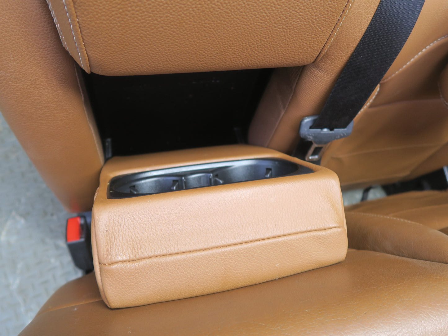 2017-2019 Mercedes X166 GLS450 Rear Left Second 2ND ROW Side Leather Seat Brown
