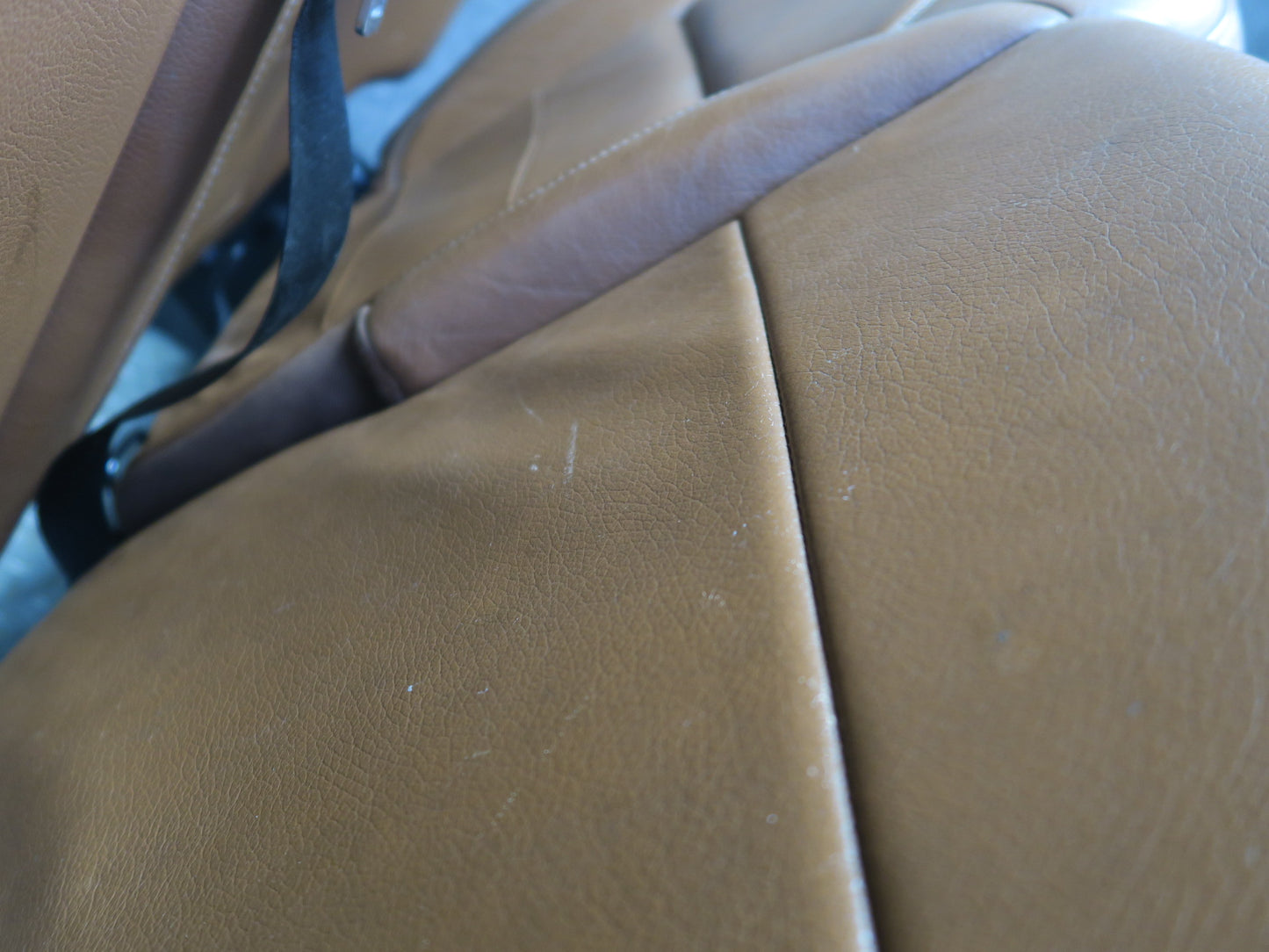 2017-2019 Mercedes X166 GLS450 Rear Left Second 2ND ROW Side Leather Seat Brown