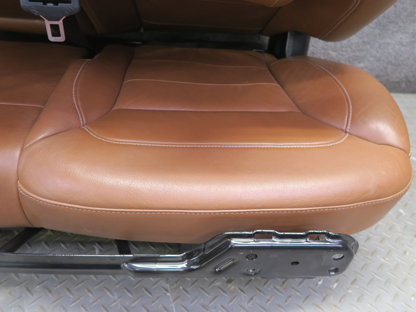 2017-2019 Mercedes X166 GLS450 Rear Left Second 2ND ROW Side Leather Seat Brown