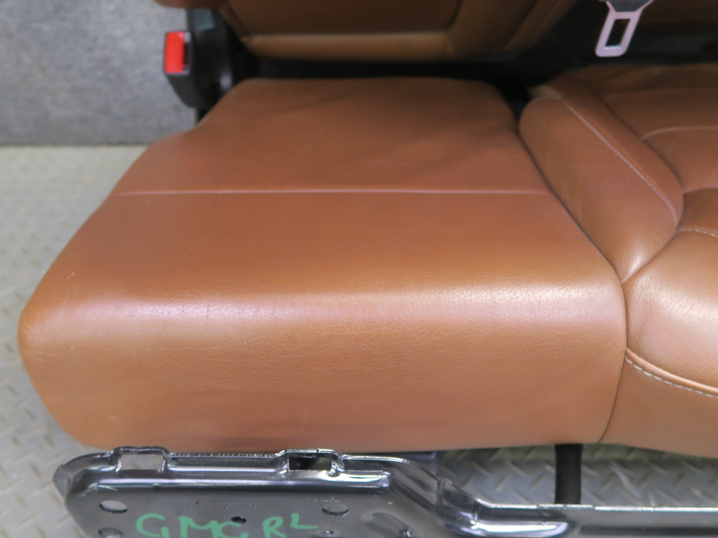 2017-2019 Mercedes X166 GLS450 Rear Left Second 2ND ROW Side Leather Seat Brown