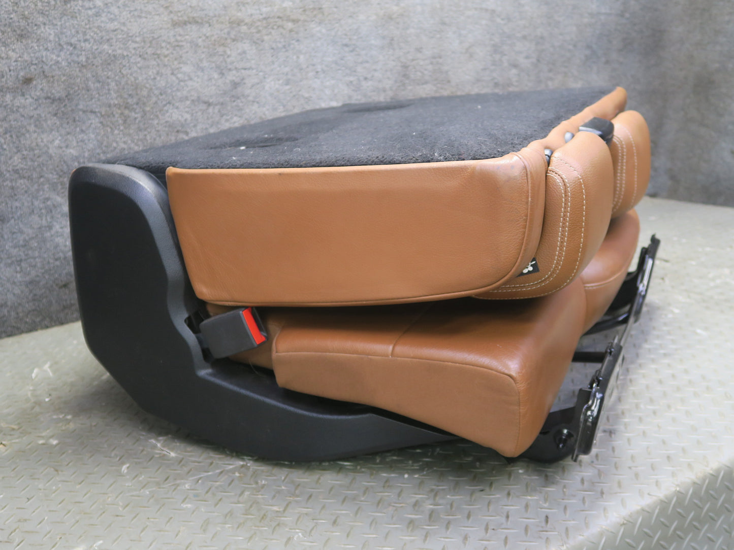 2017-2019 Mercedes X166 GLS450 Rear Left Second 2ND ROW Side Leather Seat Brown