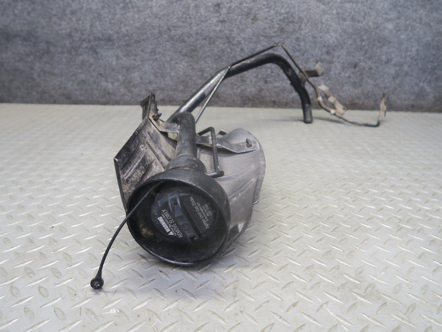 04-06 Nissan 350Z Convertible VQ35DE Fuel Filler Neck w Shield 34K Miles OEM
