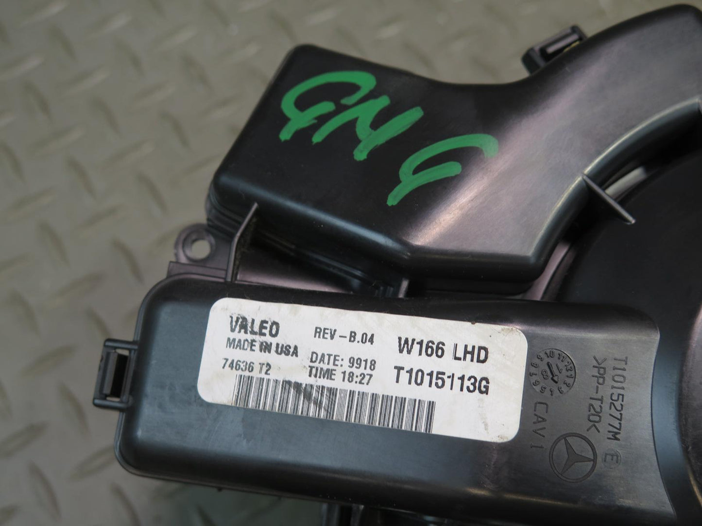 2017-2019 Mercedes X166 GLS Front A/C Heater Blower Motor Fan w Resistor
