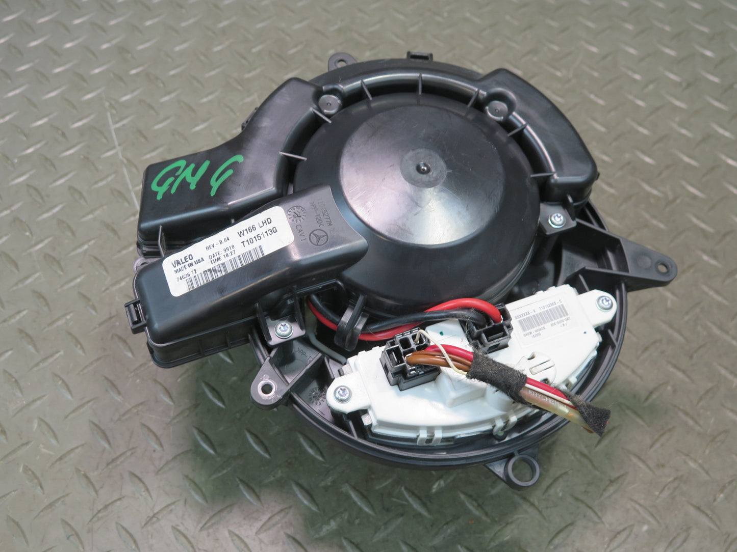 2017-2019 Mercedes X166 GLS Front A/C Heater Blower Motor Fan w Resistor