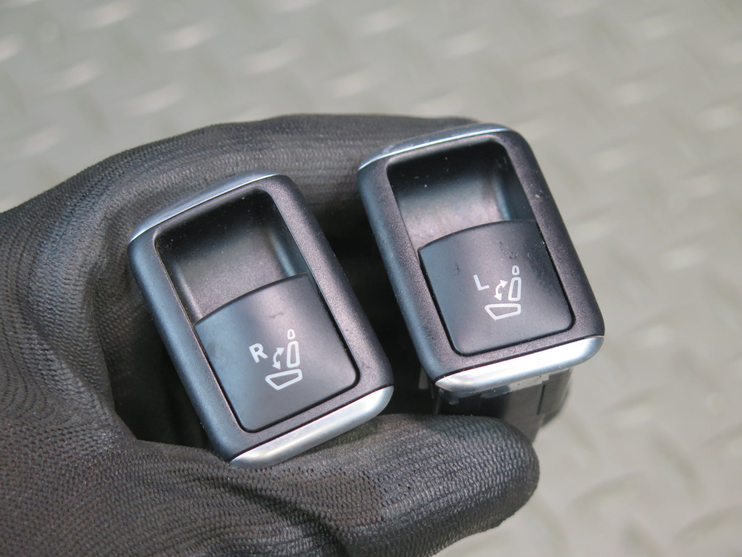 2017-2019 Mercedes X166 GLS450 Rear Right & Left Seat Auto Fold Switch Set of 6