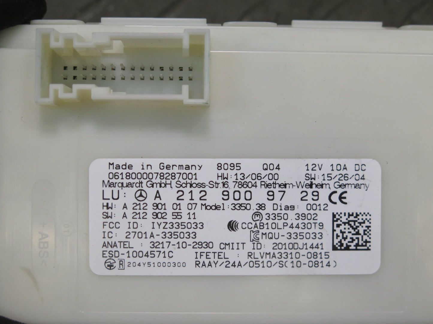 2017-2019 Mercedes X166 GLS450 Keyless Entry Computer Control Module Unit