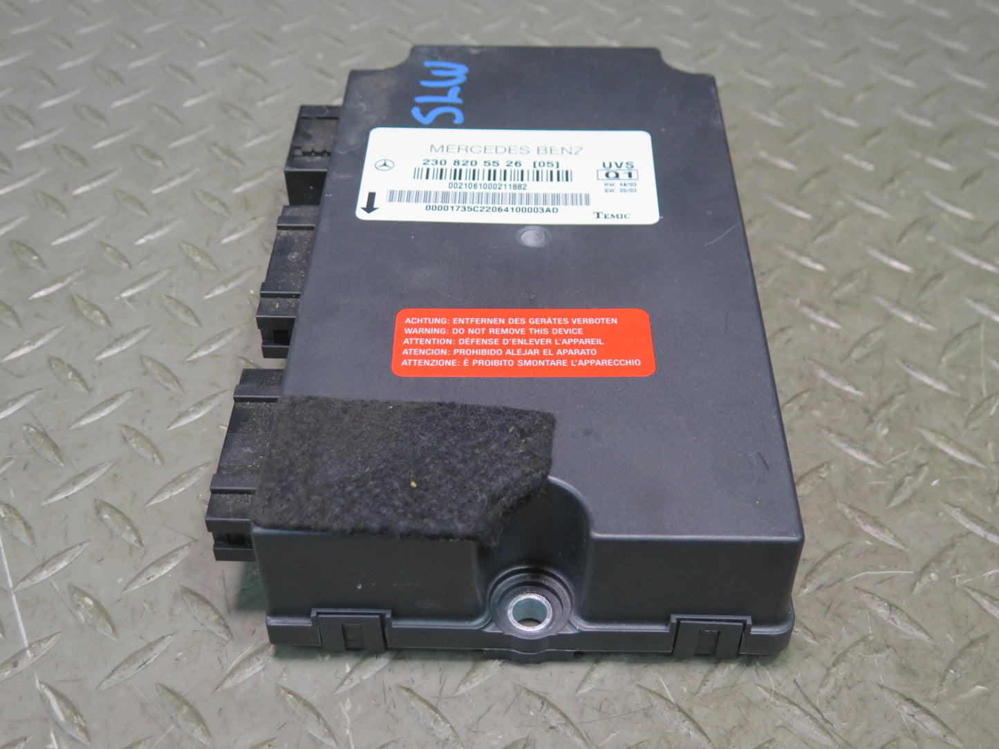 03-08 Mercedes R230 Convertible TOP Roof Control Module 2308205526 OEM