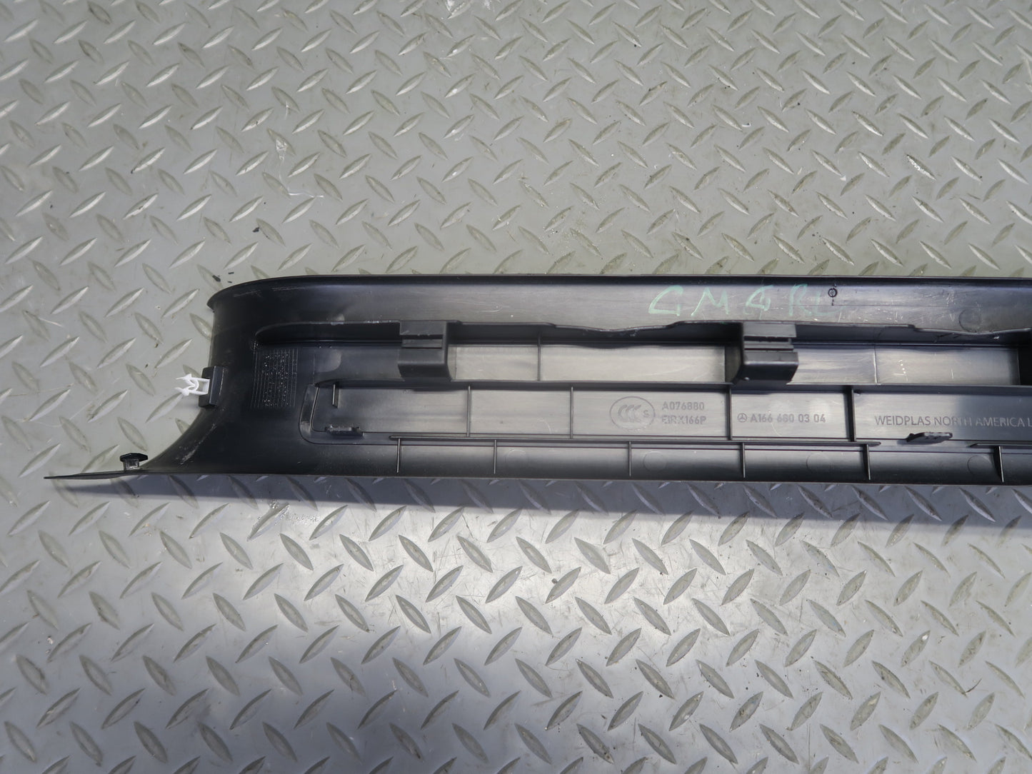 13-19 Mercedes X166 GLS450 Rear Left Right Door Sill Scuff Plate Trim Cover Set
