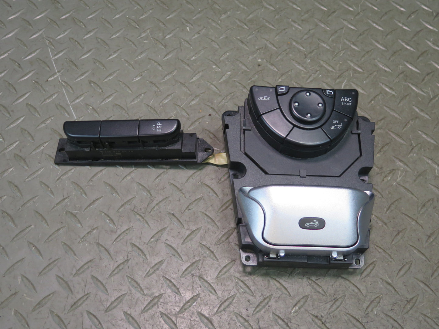 07-08 Mercedes R230 Sl-class Convertible TOP Roof ABC ESP Mirror Switch Set OEM