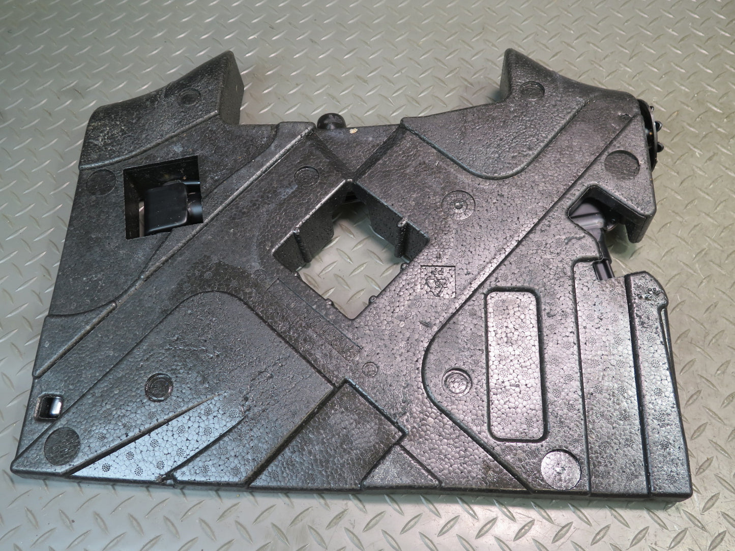 03-12 Mercedes R230 Emergency Spare Tire Lift Jack Wrench Tool KIT Foam Set OEM
