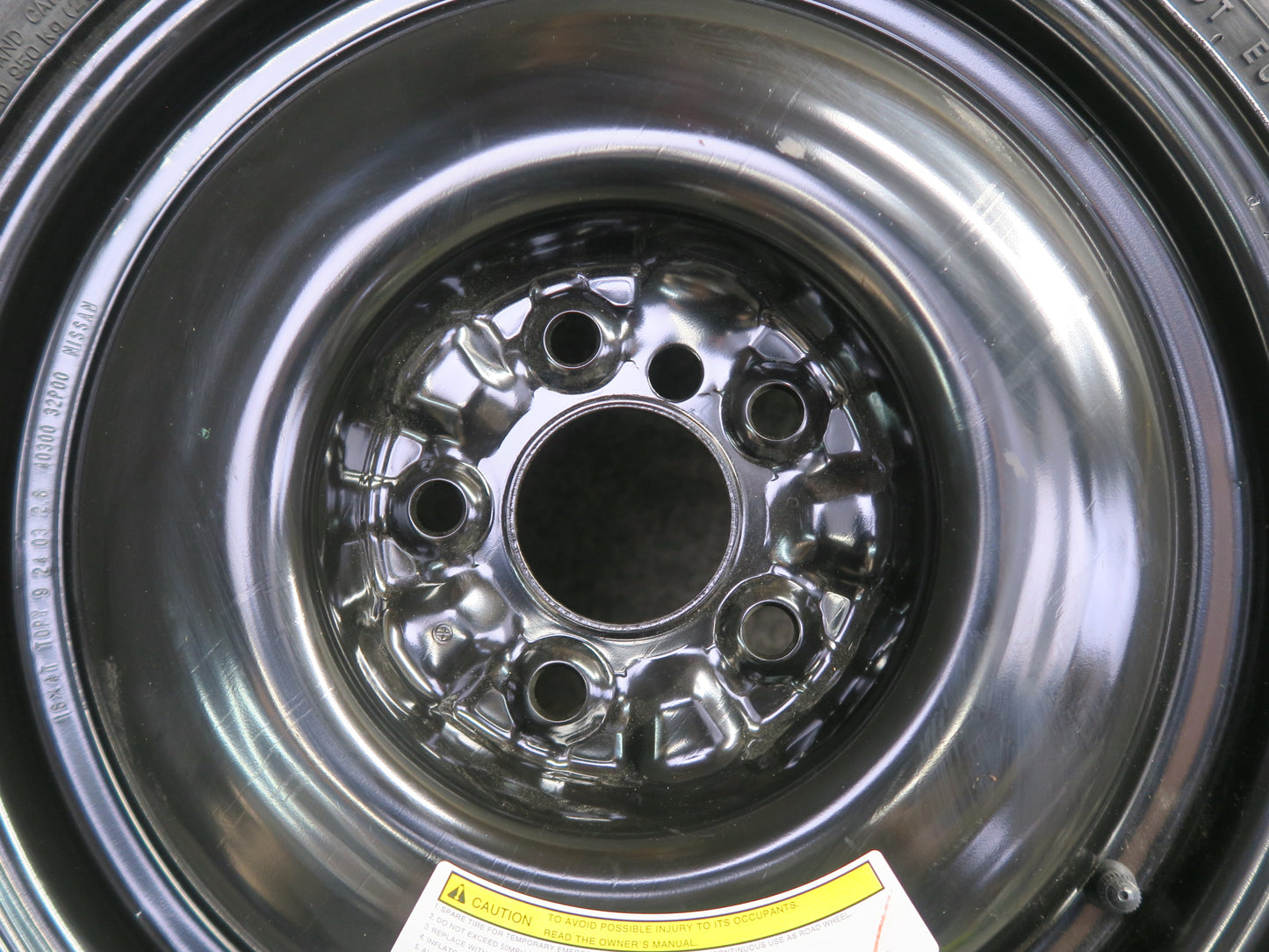 03-05 Nissan Z33 350Z Spare Tire R16" Wheel 16x4T T145/90 106M 40300-32P00 OEM