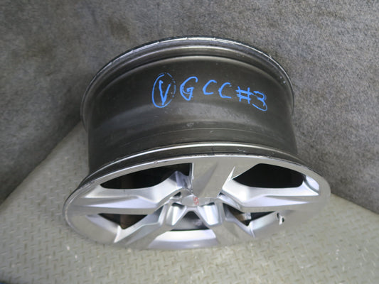 16-18 Chevrolet Camaro SS Rear Alloy R20 20" Wheel Rim 20x9.5JJ ET39 Silver OEM