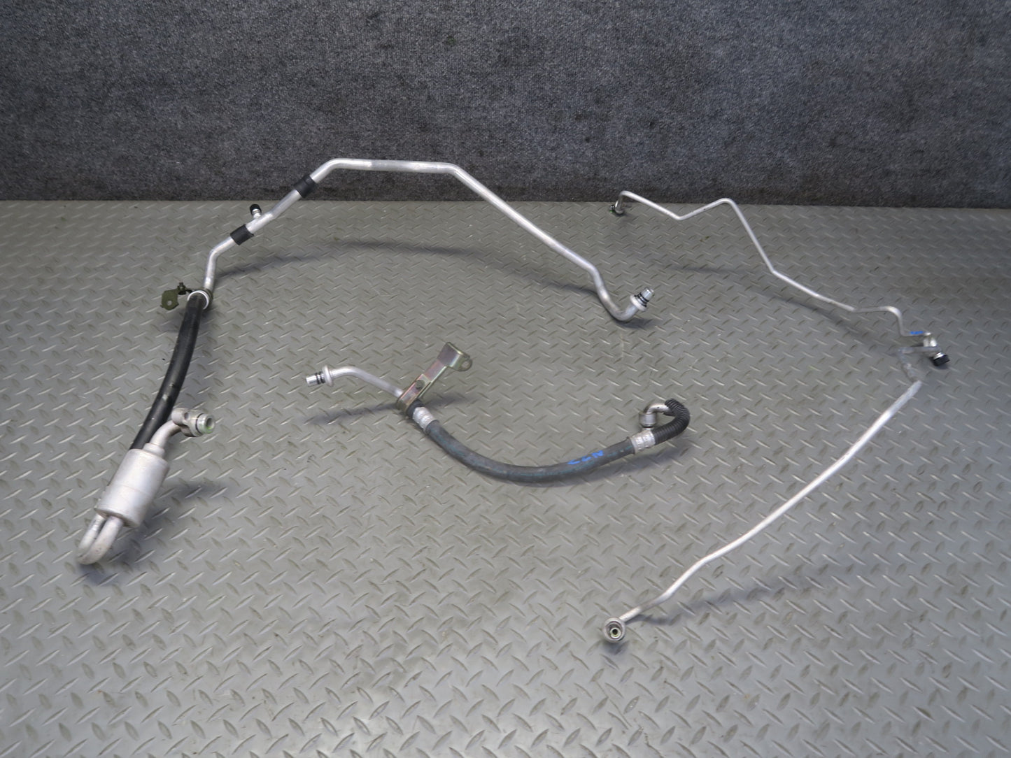 04-06 Nissan 350Z Convertible Set of 3 A/C Air Conditioning Hose Pipe Line OEM