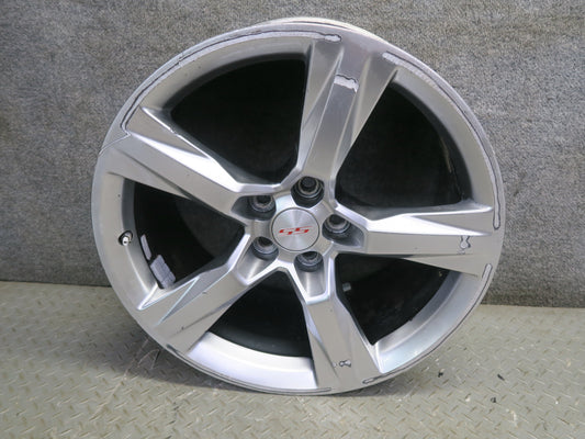 16-18 Chevrolet Camaro SS Rear Alloy R20 20" Wheel Rim 20x9.5JJ ET39 Silver OEM