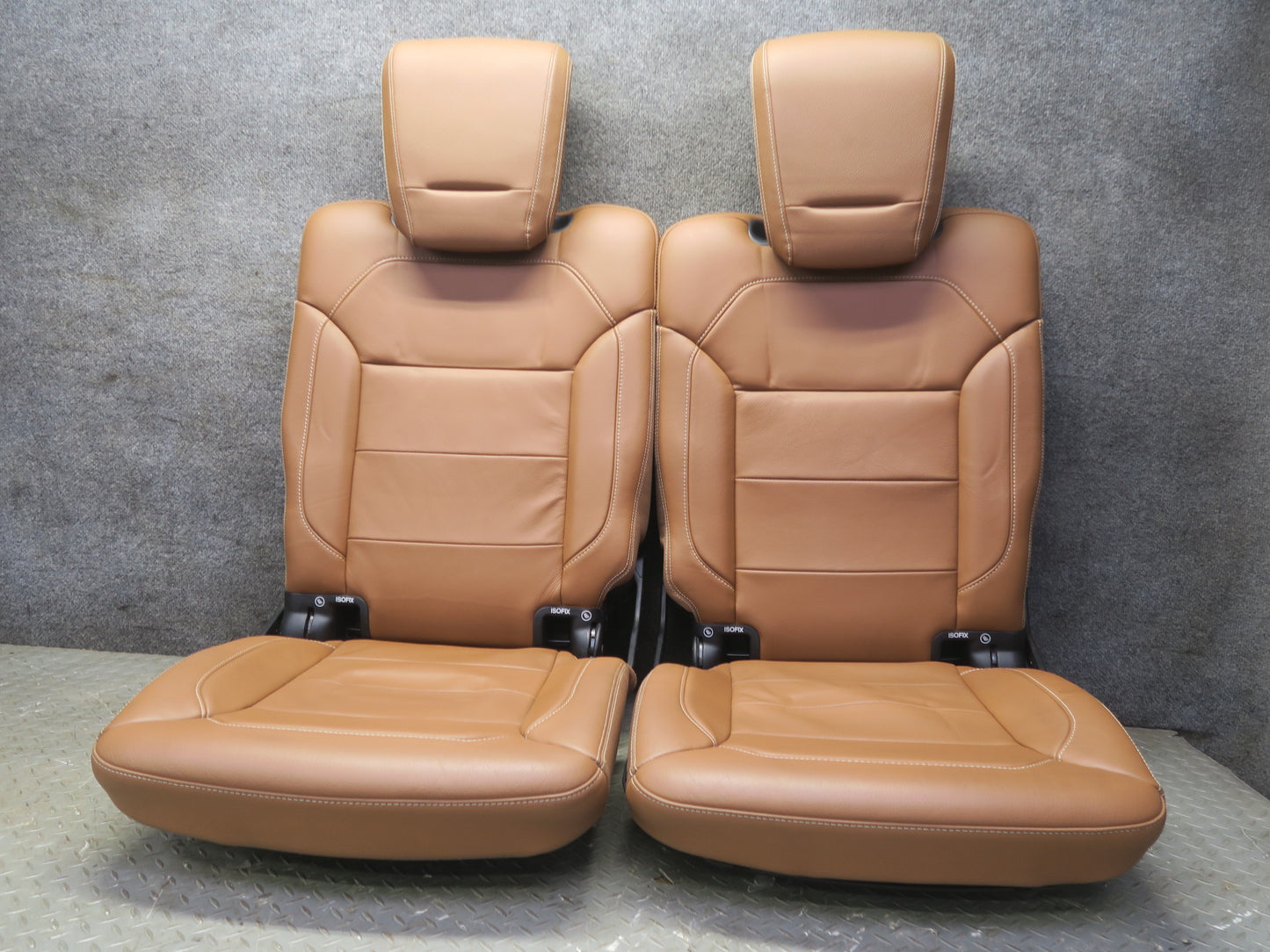 2017-2019 Mercedes X166 GLS450 Rear Third 3RD ROW Side Leather Seat Brown