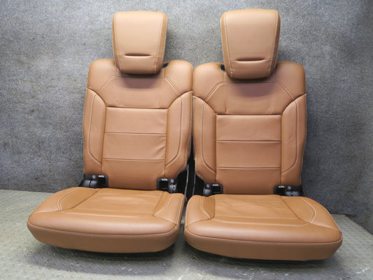 2017-2019 Mercedes X166 GLS450 Rear Third 3RD ROW Side Leather Seat Brown