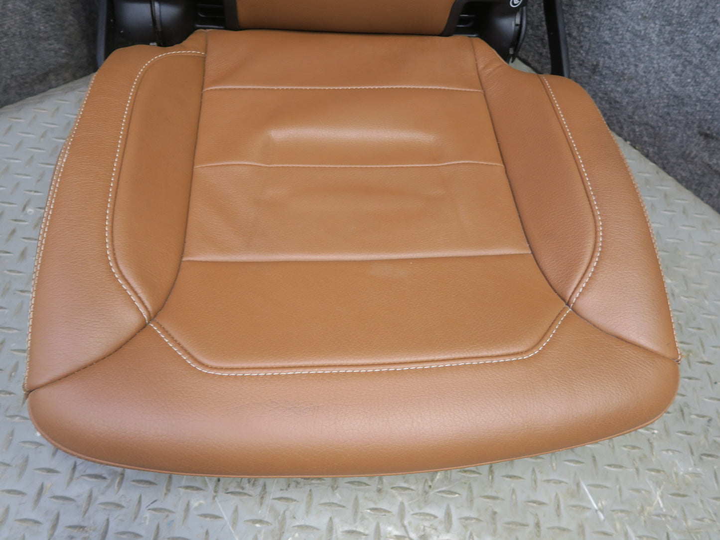 2017-2019 Mercedes X166 GLS450 Rear Third 3RD ROW Side Leather Seat Brown