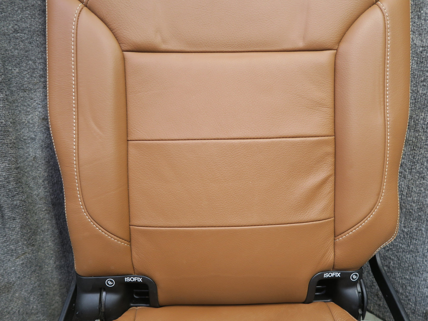 2017-2019 Mercedes X166 GLS450 Rear Third 3RD ROW Side Leather Seat Brown