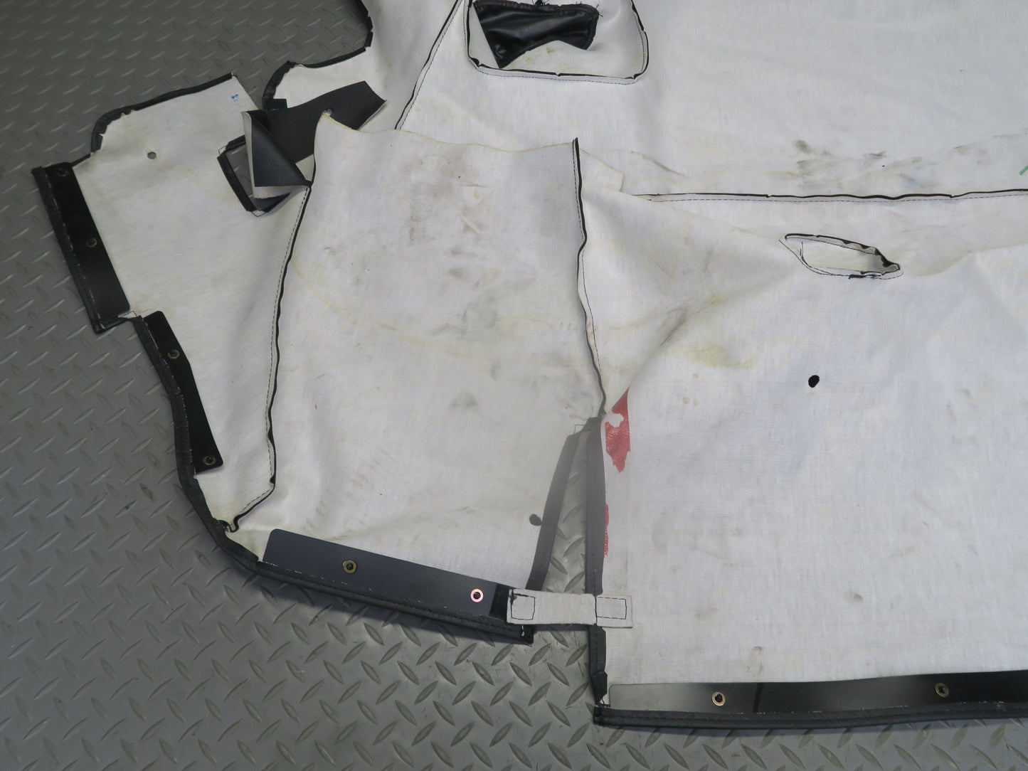 04-09 Nissan Z33 350Z Convertible TOP Roof Leather Compartment Liner Cover OEM