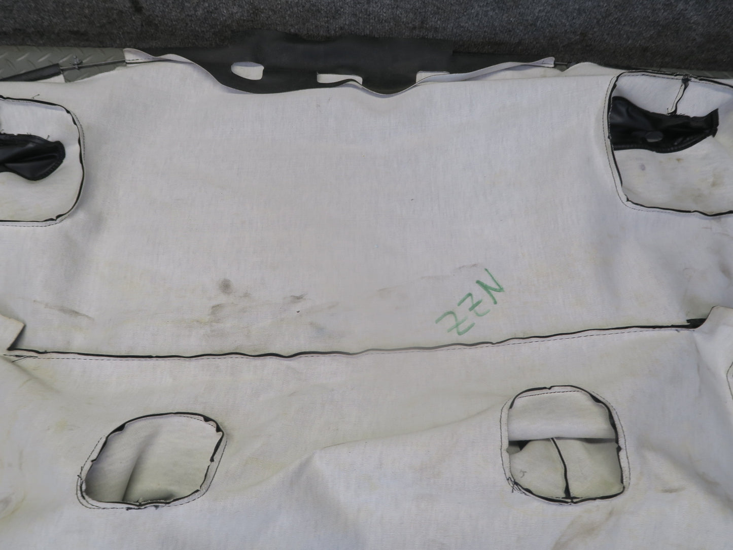 04-09 Nissan Z33 350Z Convertible TOP Roof Leather Compartment Liner Cover OEM